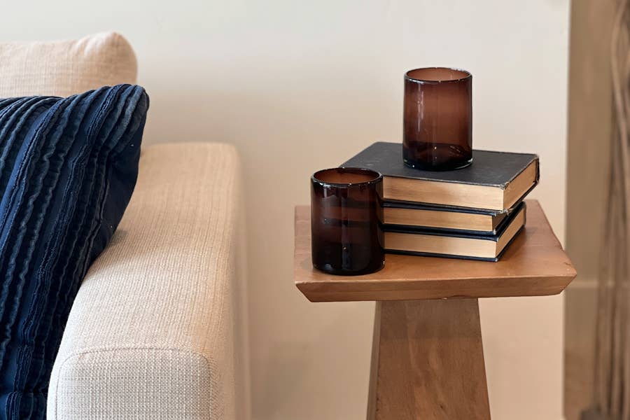 Handblown Mexican Tumblers - Tamarind