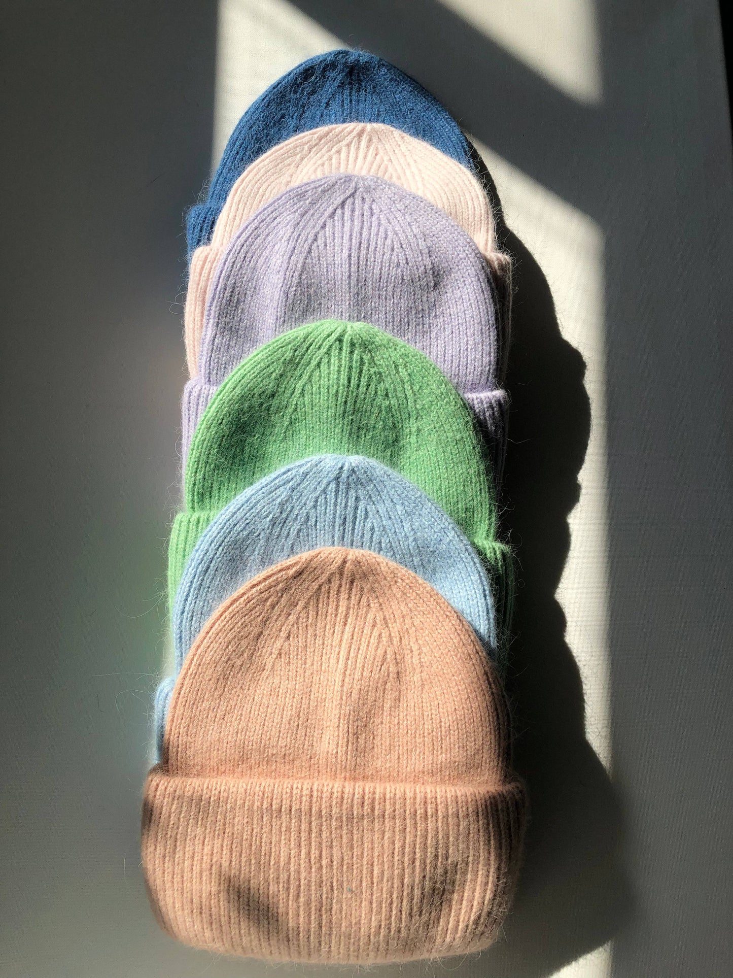 Billy Bamboo Royal Angora Lake Blue Beanie