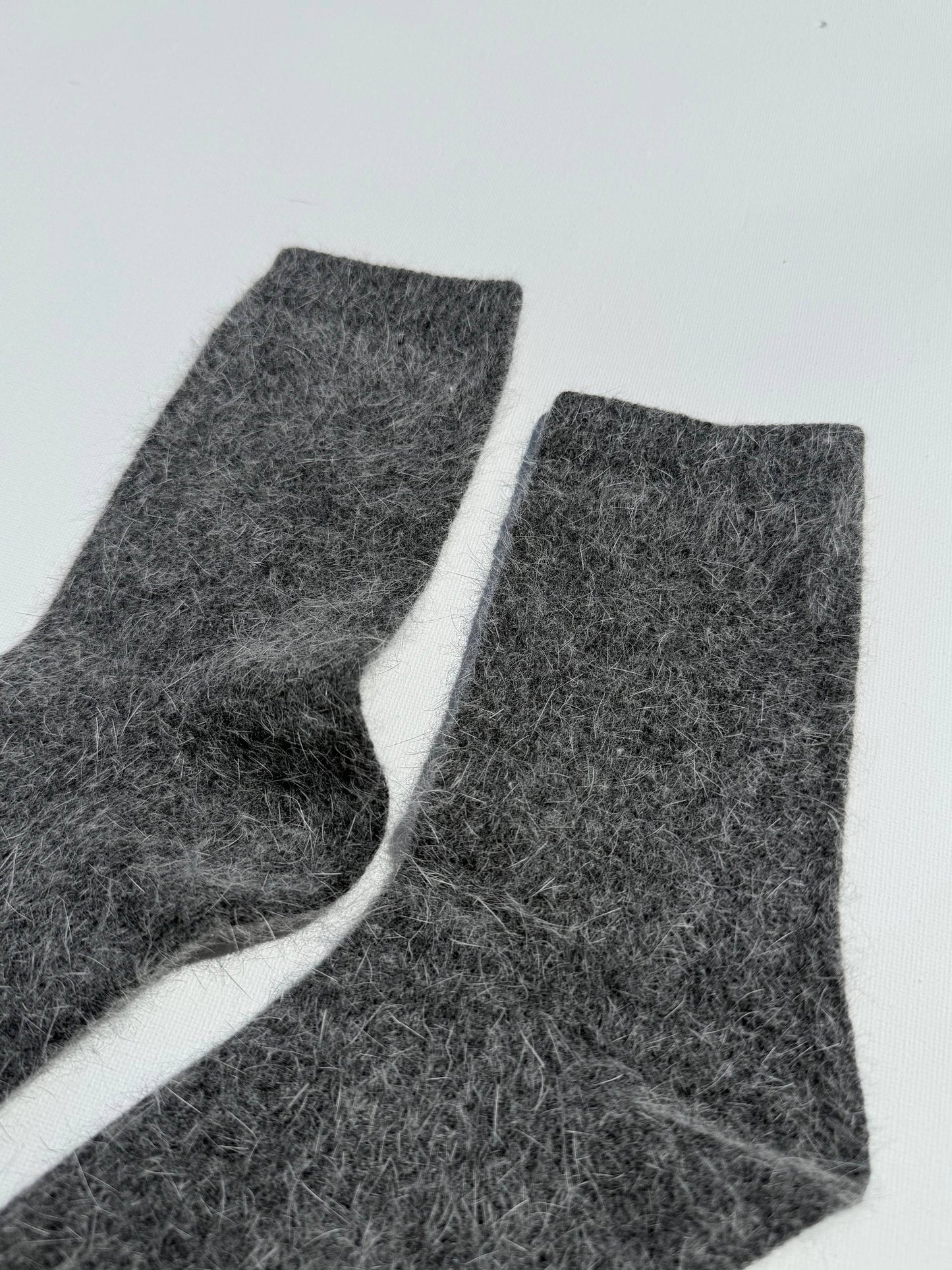 Billy Bamboo Fluff Angora Socks - neutral