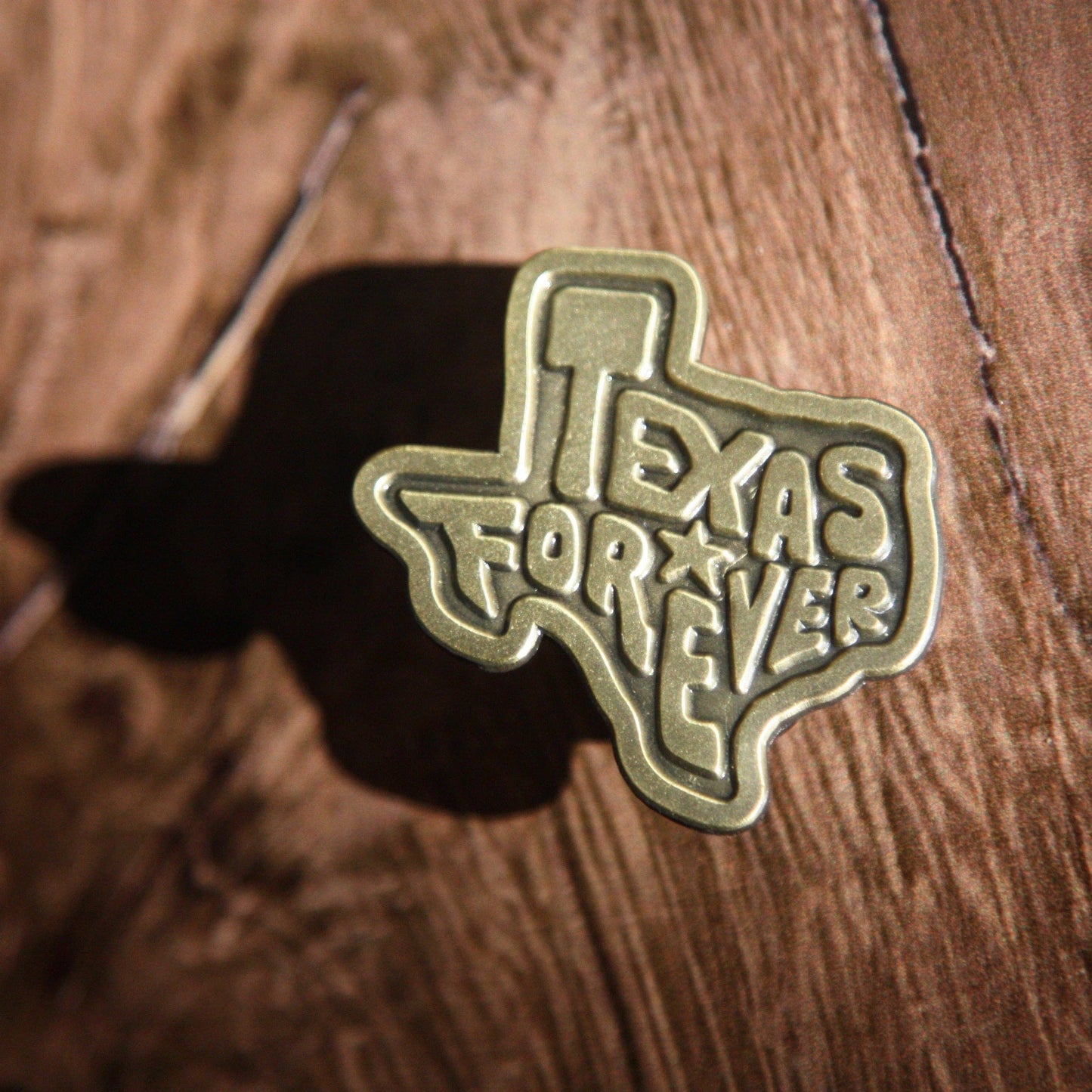 Texas Forever Gold Pin