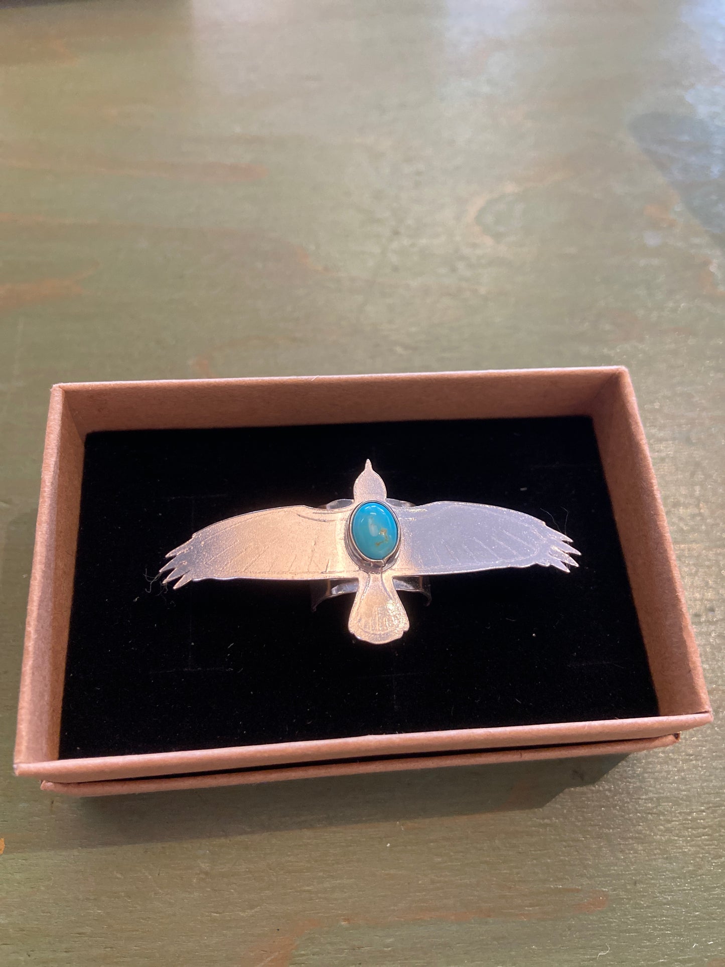 Silverto Strands Turquoise Bird Braid Band