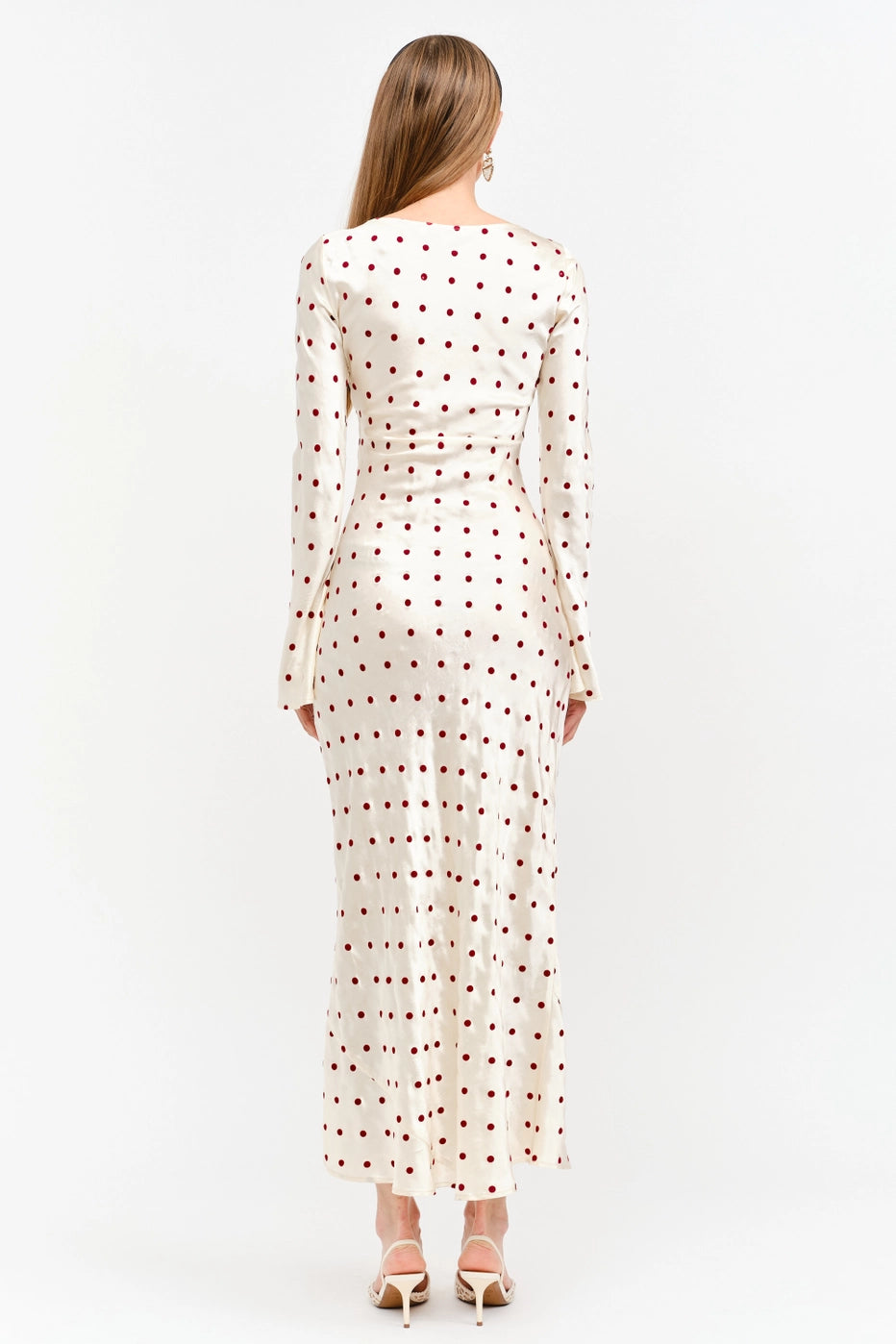 Georgie Cream Dot Dress