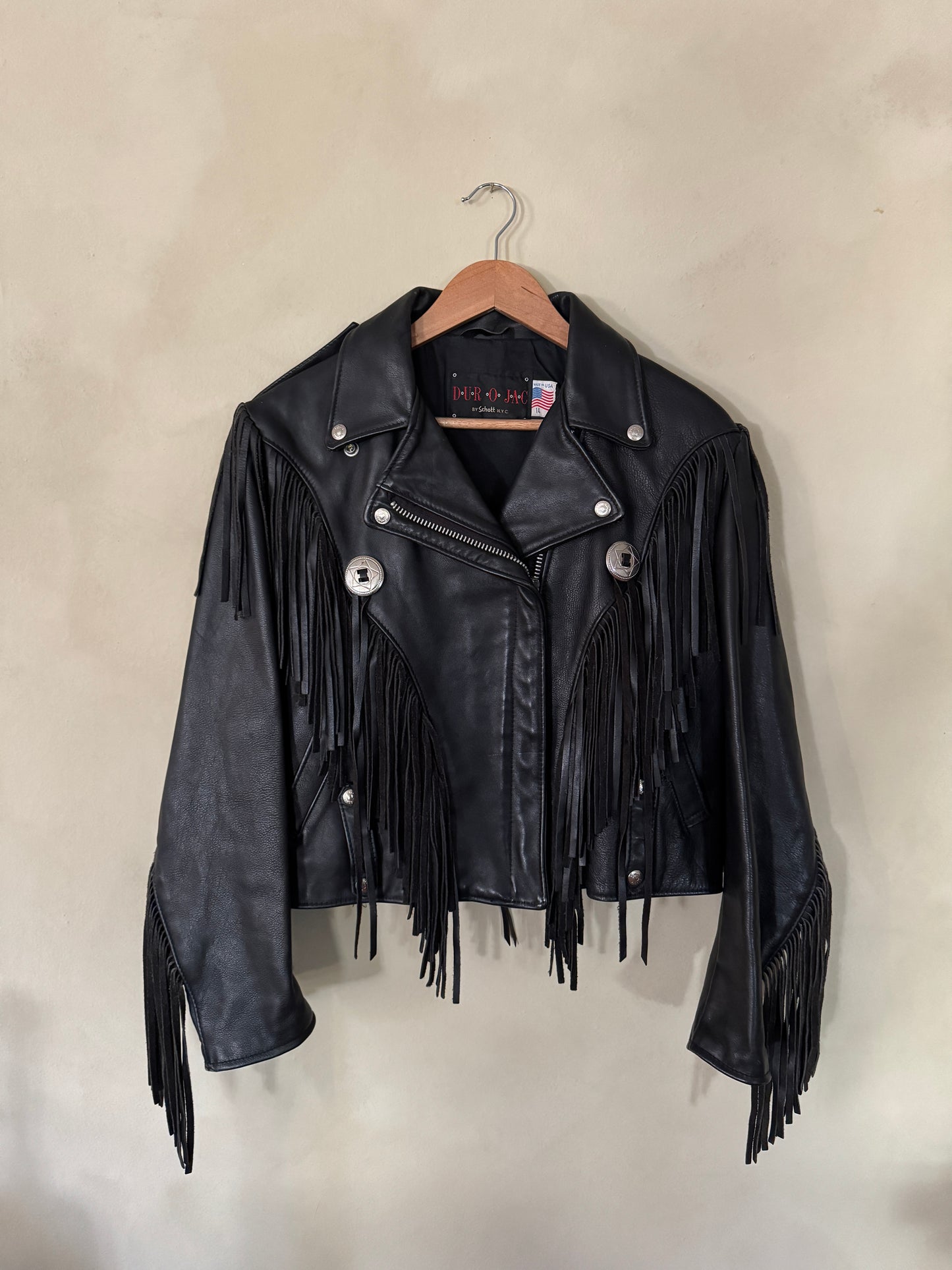 DUR O JAC by schott NYC Leather Jacket