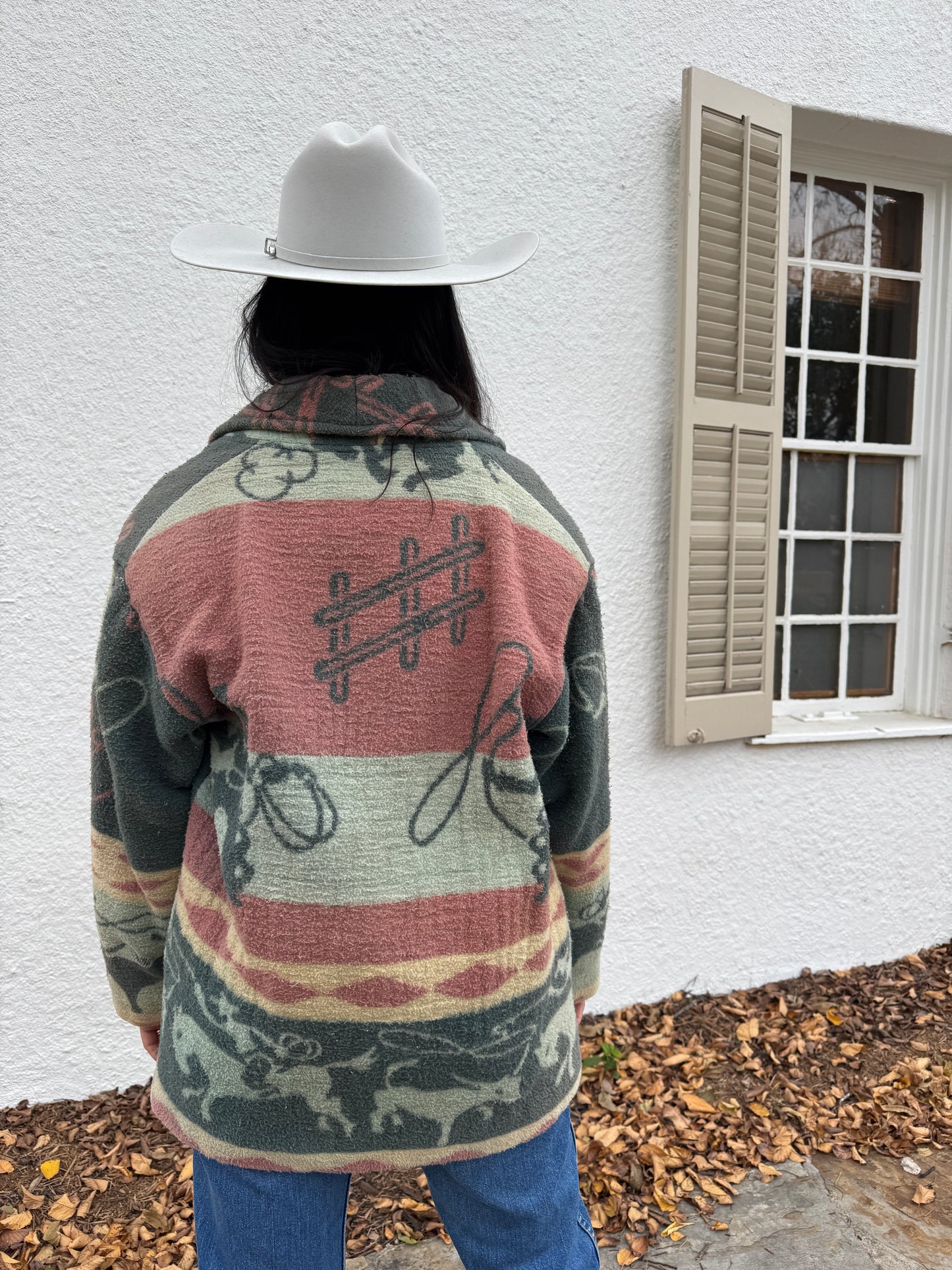 Green Cowboy Quilt Coat