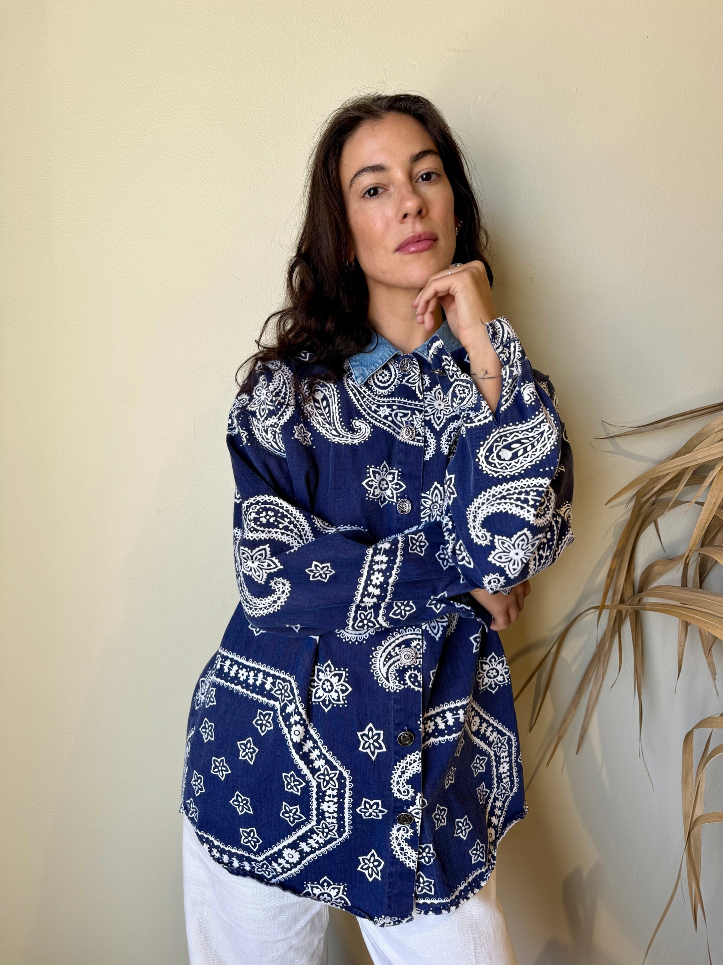 Bandana Shirt Jacket