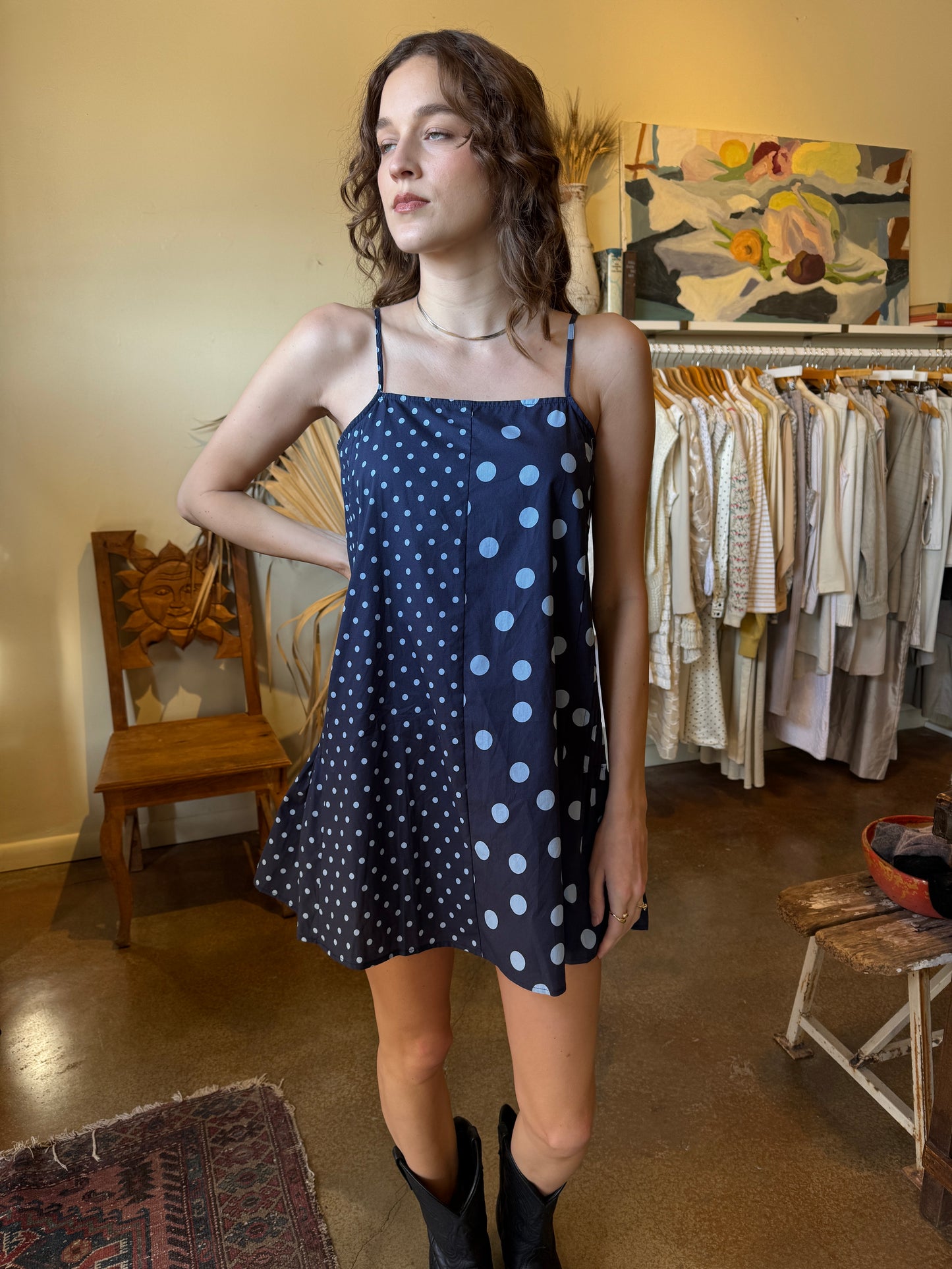 Lisa Polka Dot Dress