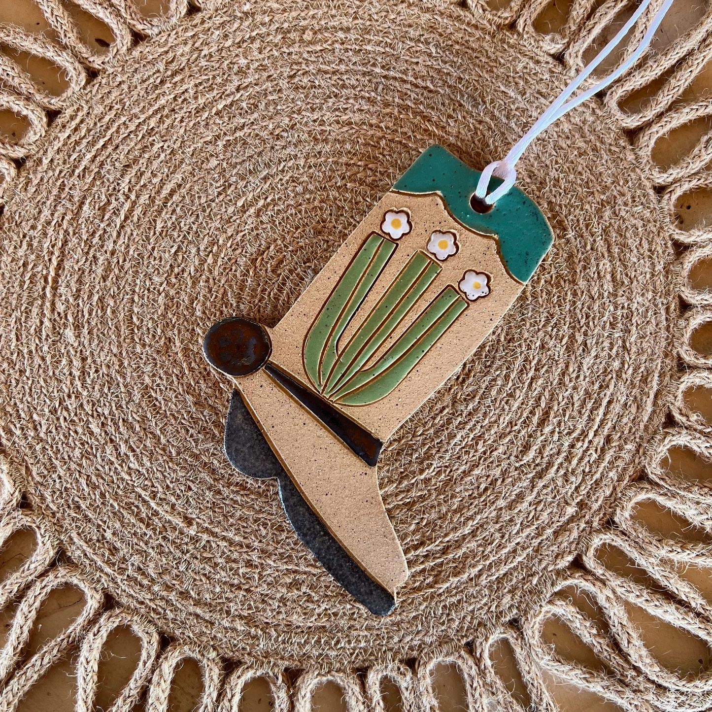 Ceramic Western Boot Ornaments