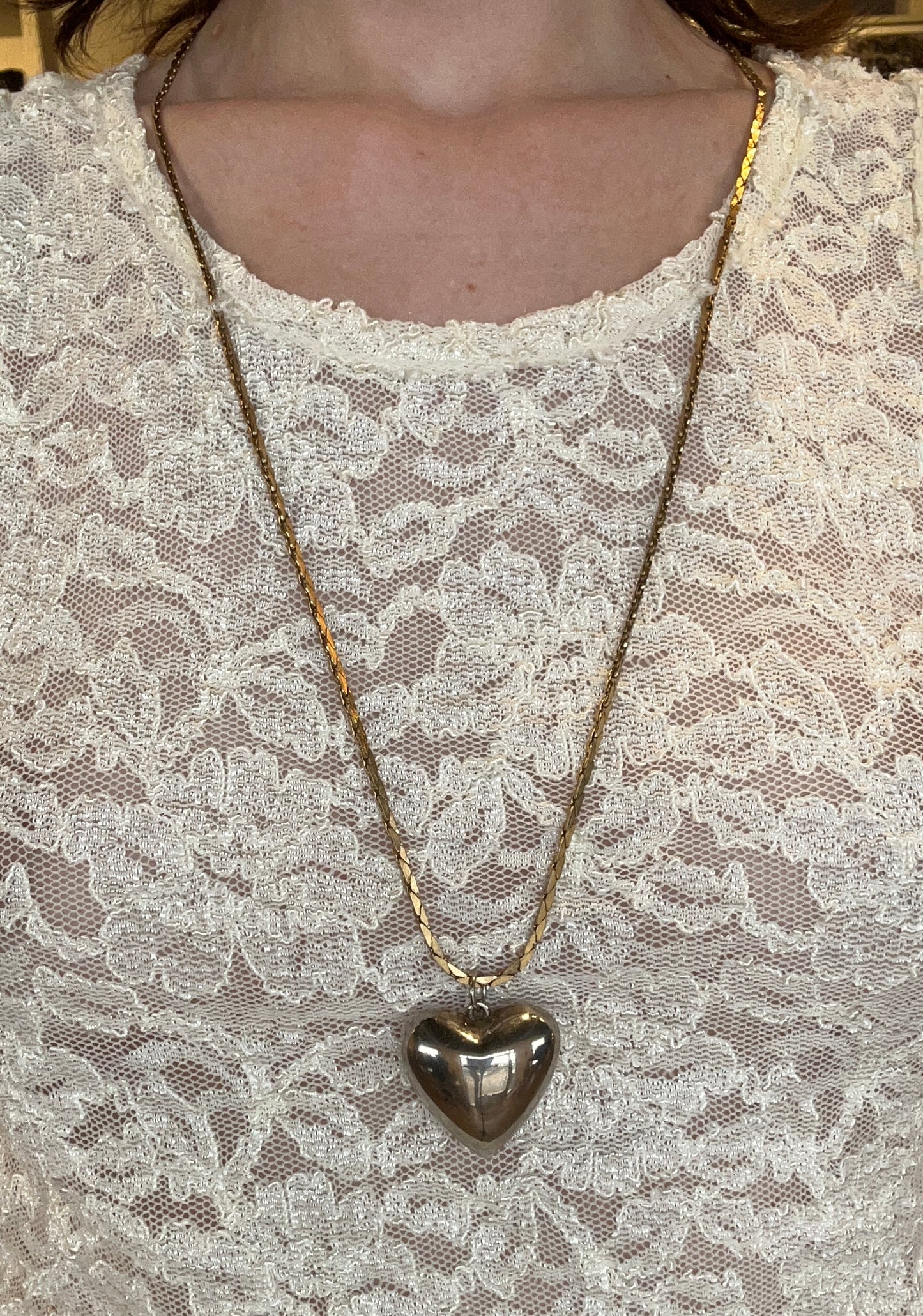 Lux & Luz Long Heart Necklace