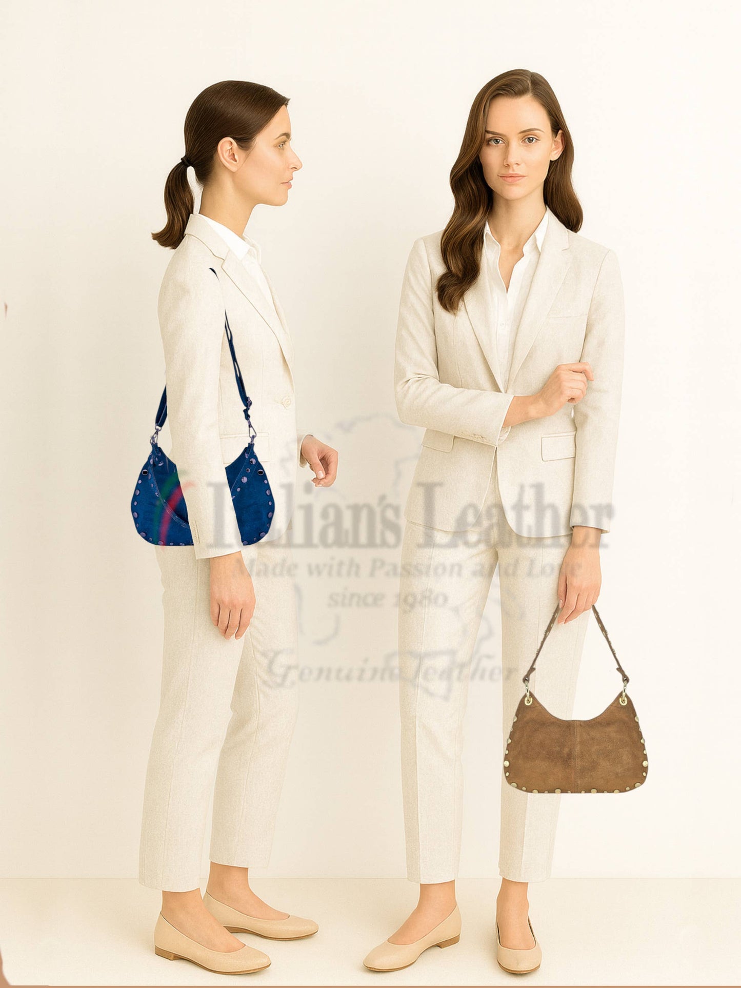 Gemma Suede Leather Bag