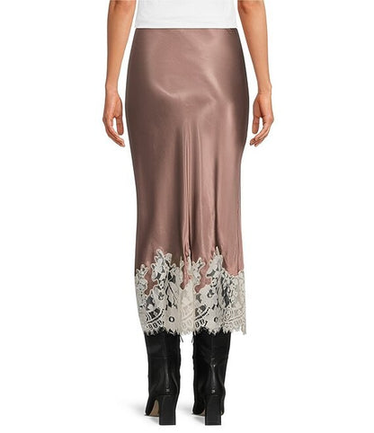 Celeste Satin Skirt