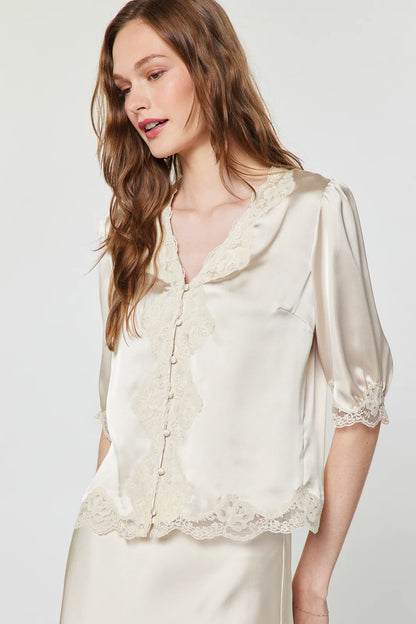Iris Satin Blouse