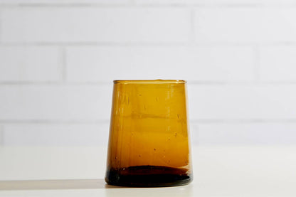 Moroccan Cone Glassware Small - Amber