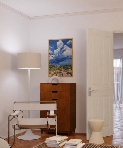 West Texas Rain Clouds Landscape Print