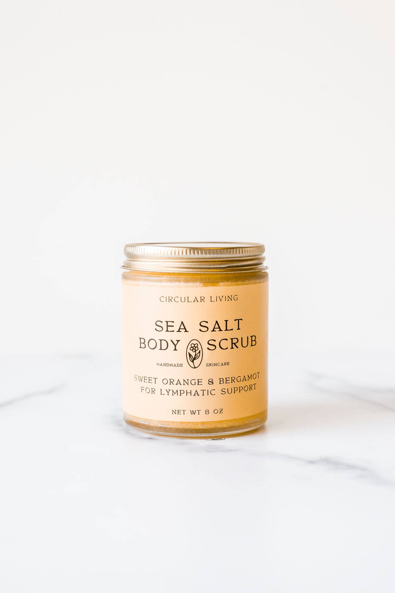 Sea Salt Body Scrub, Sweet Orange & Bergamot