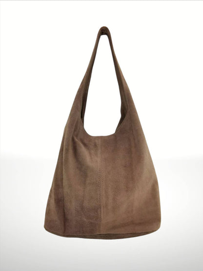 Silvia Suede Leather Shoulder Bag