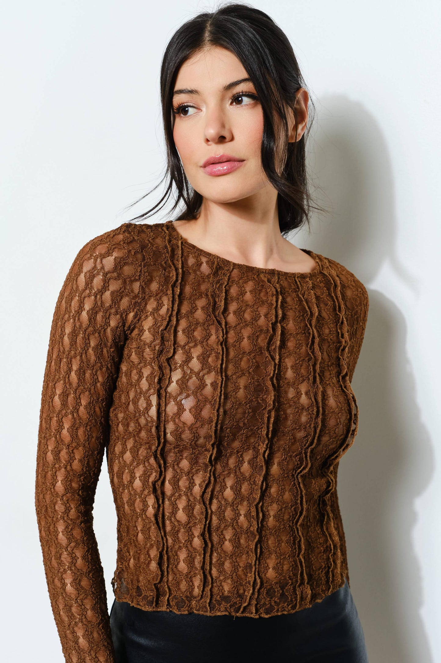 Rita Lace Long Sleeve Top