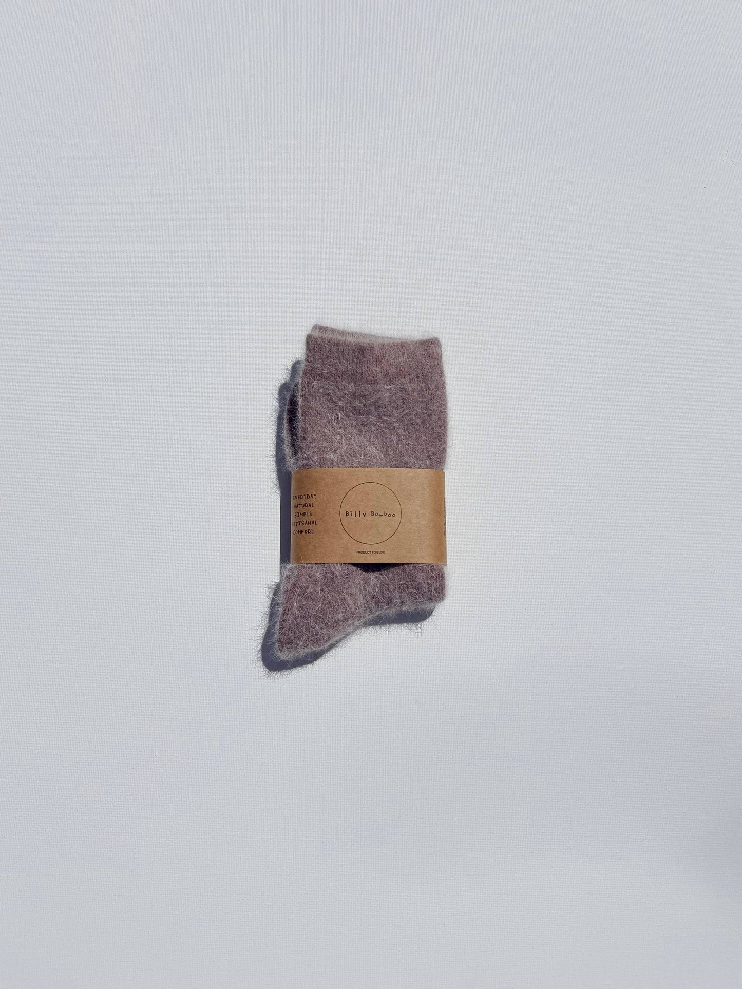 Billy Bamboo Fluff Angora Socks - neutral