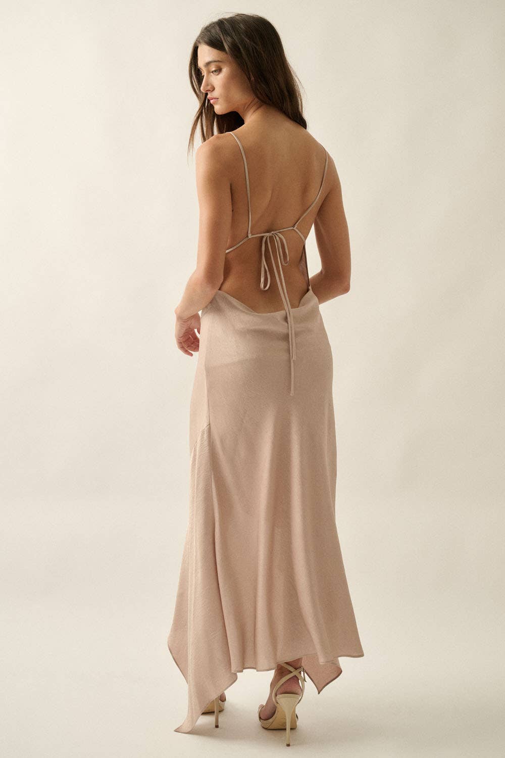 Veronica Satin Maxi Dress