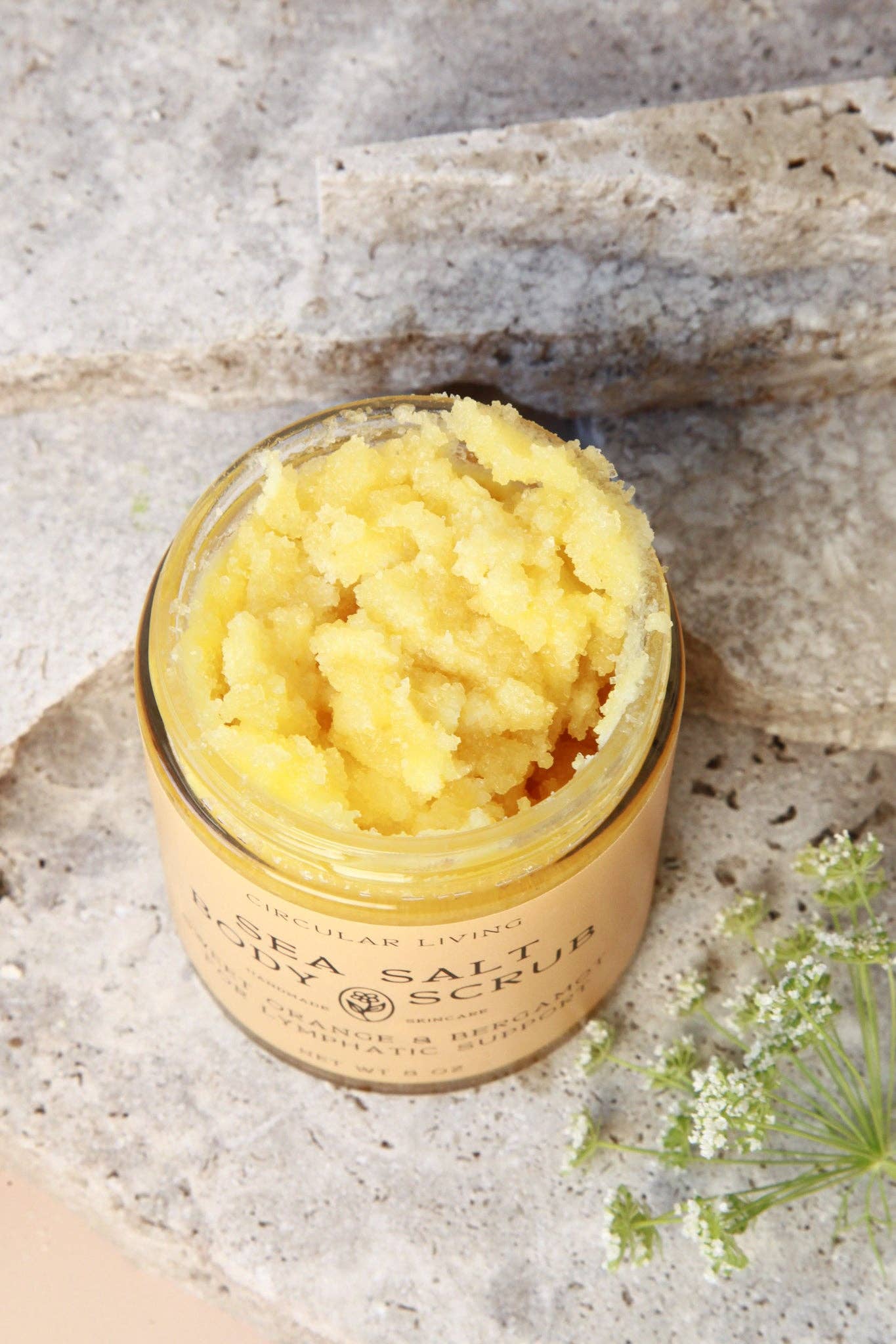 Sea Salt Body Scrub, Sweet Orange & Bergamot