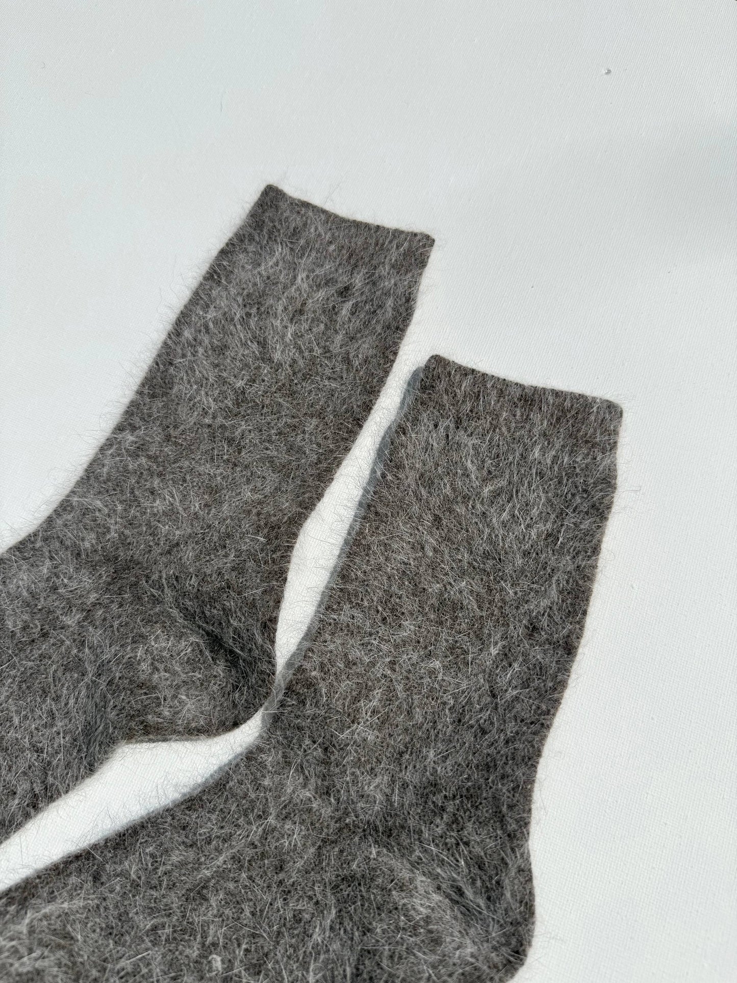 Billy Bamboo Fluff Angora Socks - neutral