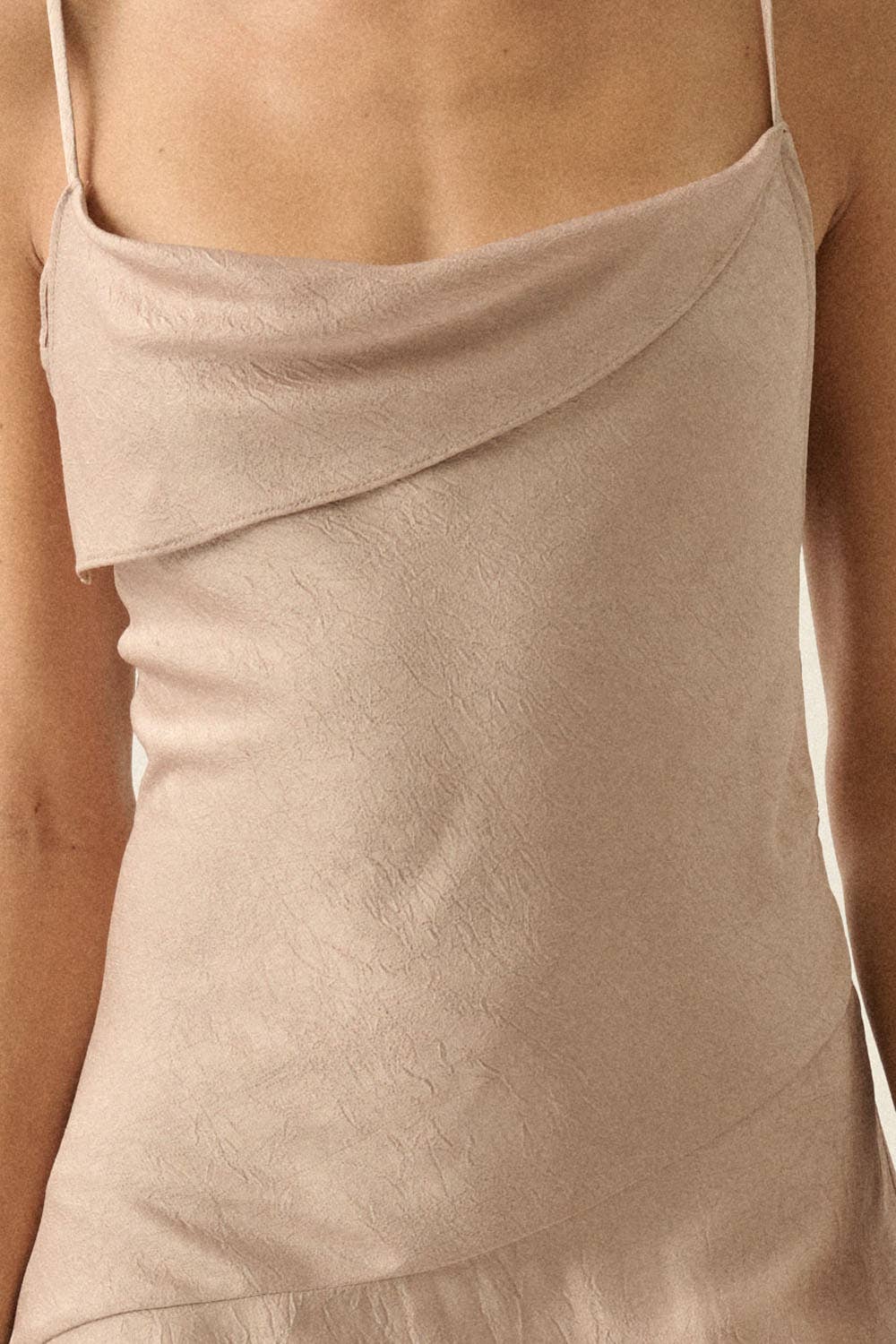 Veronica Satin Maxi Dress