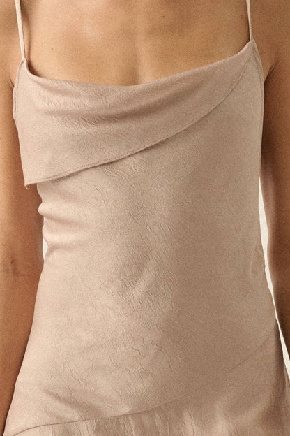 Veronica Satin Maxi Dress