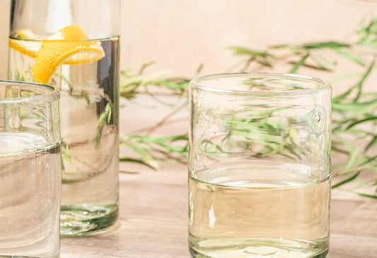 Handblown Mexican Tumblers - Clear