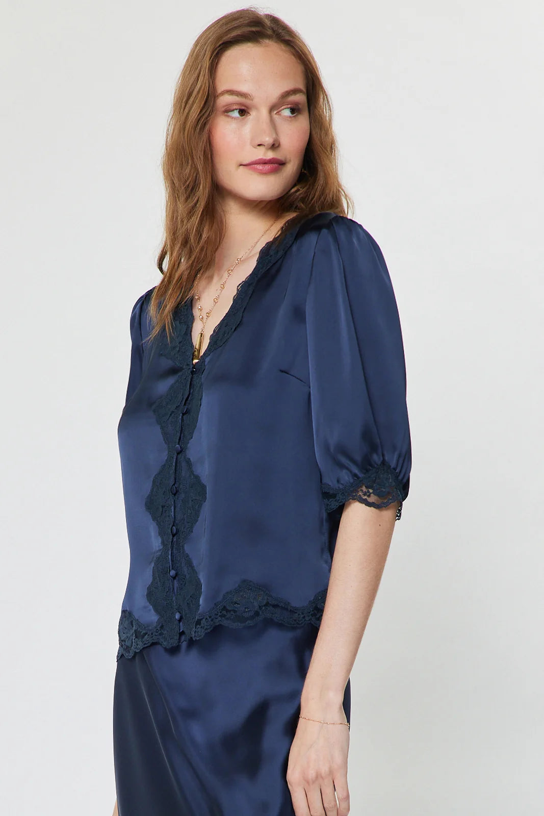Iris Satin Blouse