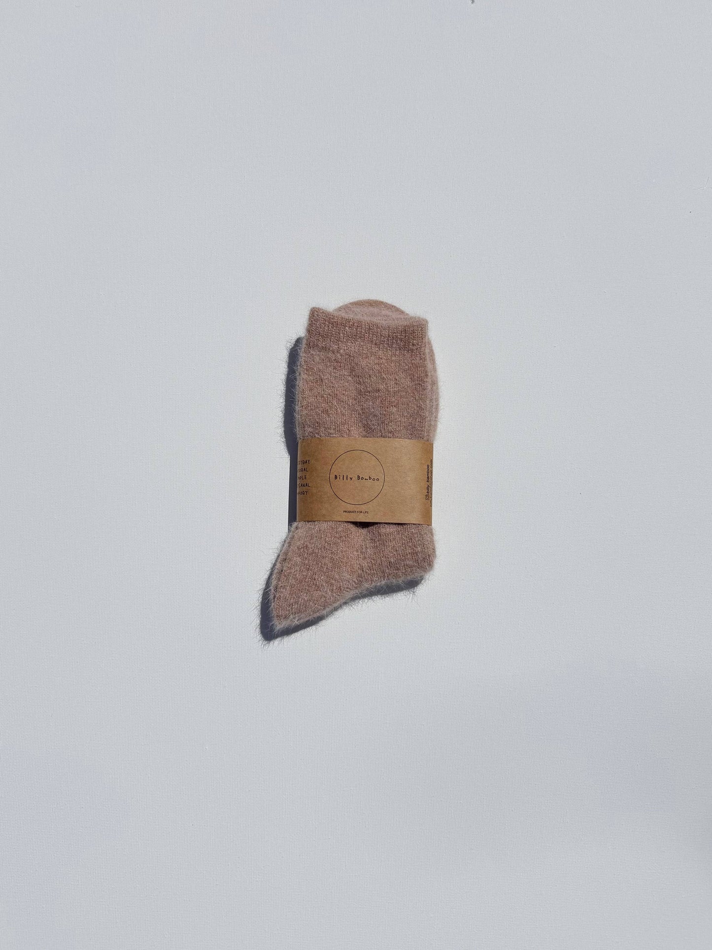 Billy Bamboo Fluff Angora Socks - neutral