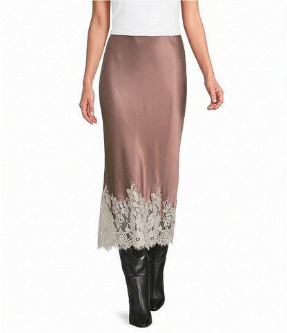 Celeste Satin Skirt