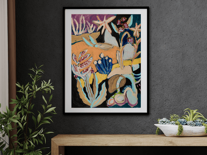 Colorful Desert Cactus Print