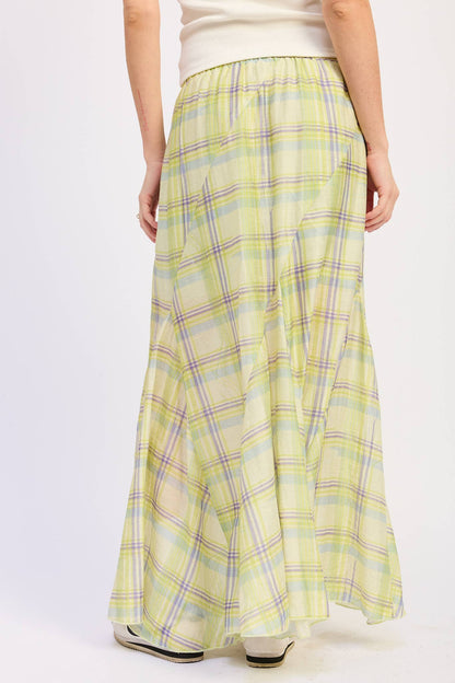Soleil Drawstring Maxi Skirt