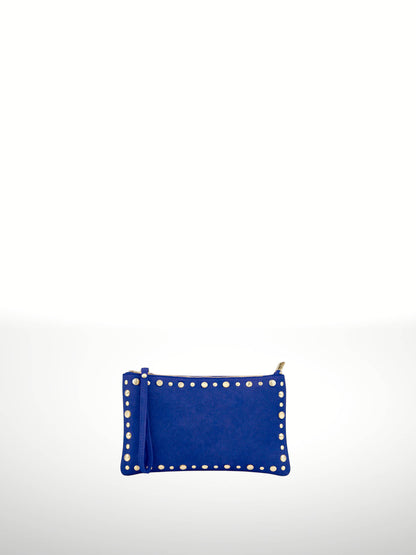 Uniles suede leather handbag