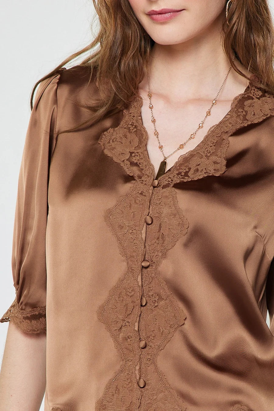 Iris Satin Blouse