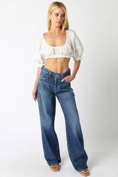 Eden Crop Blouse