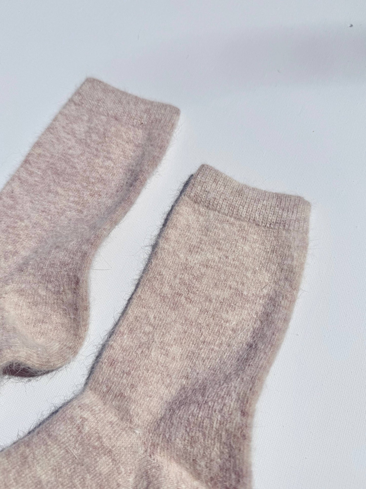 Billy Bamboo Fluff Angora Socks - neutral