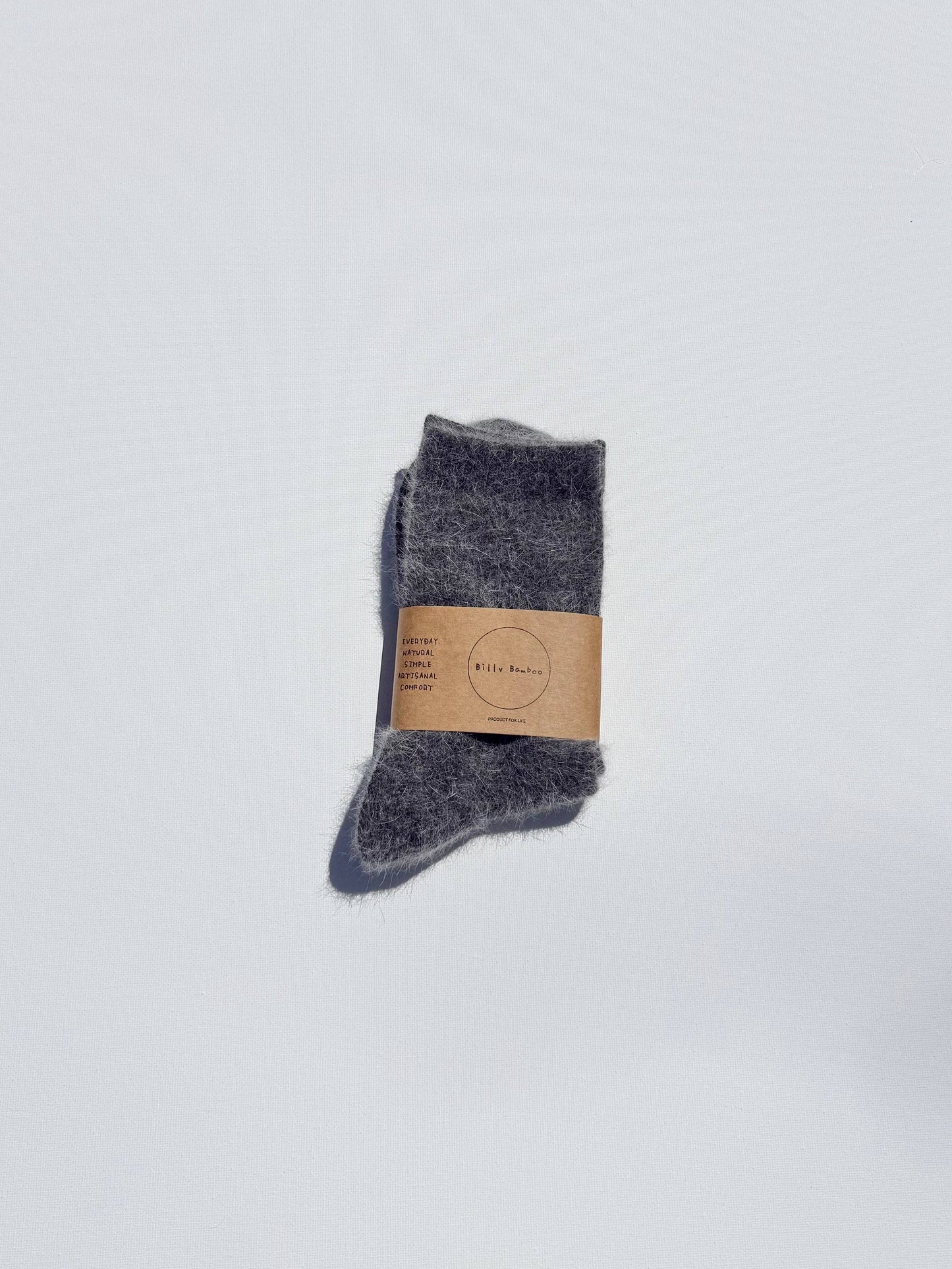 Billy Bamboo Fluff Angora Socks - neutral