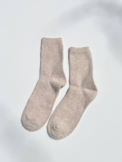 Billy Bamboo Fluff Angora Socks - neutral