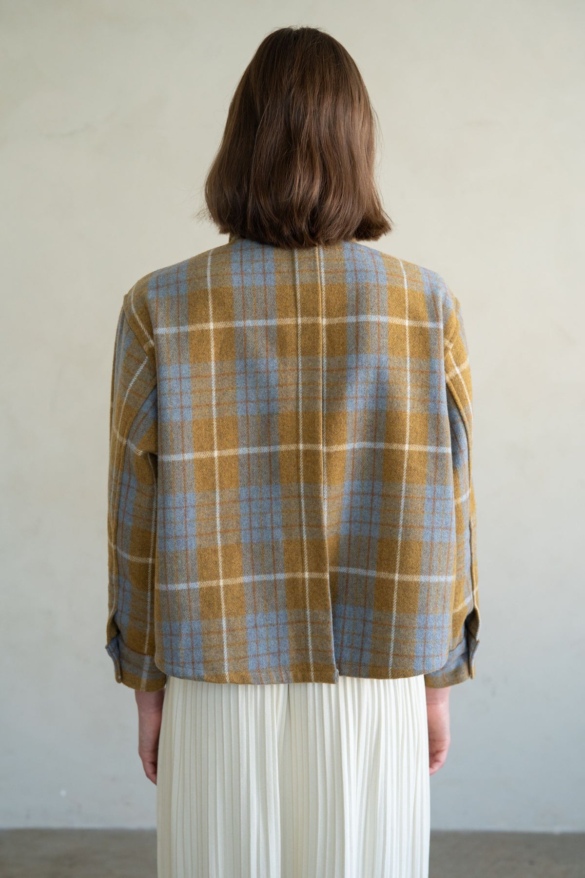 Plaid Button Down Jacket