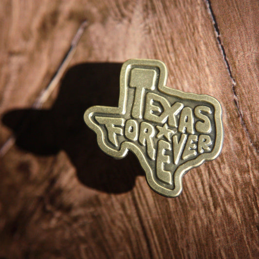 Texas Forever Gold Pin