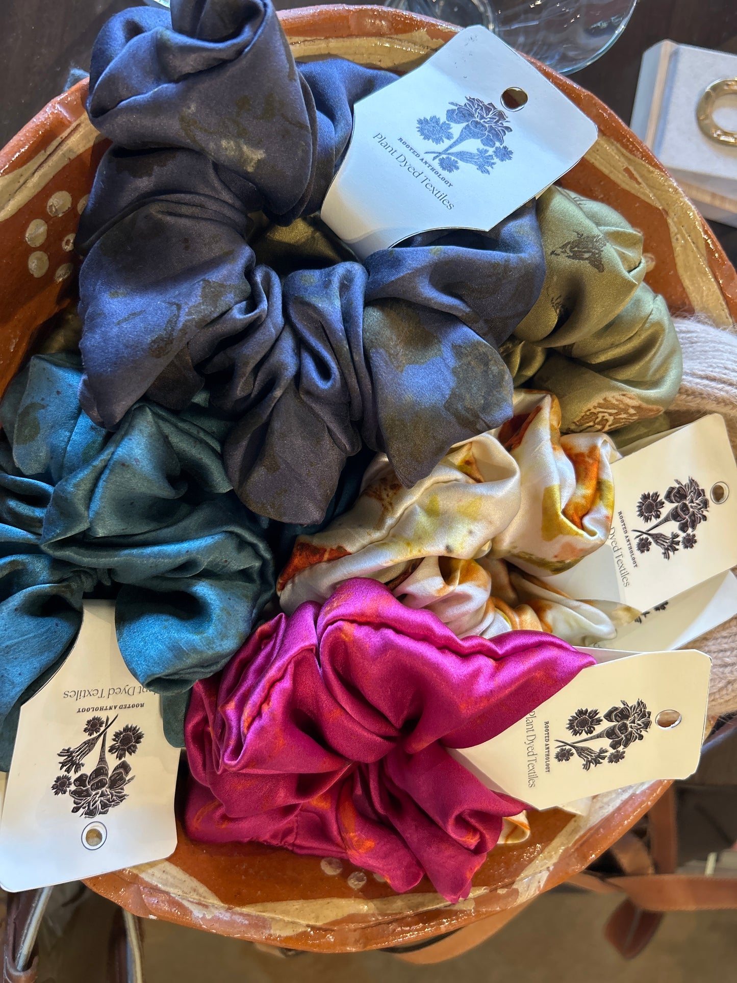 Rooted Anthology Plant Dyed Scrunchie