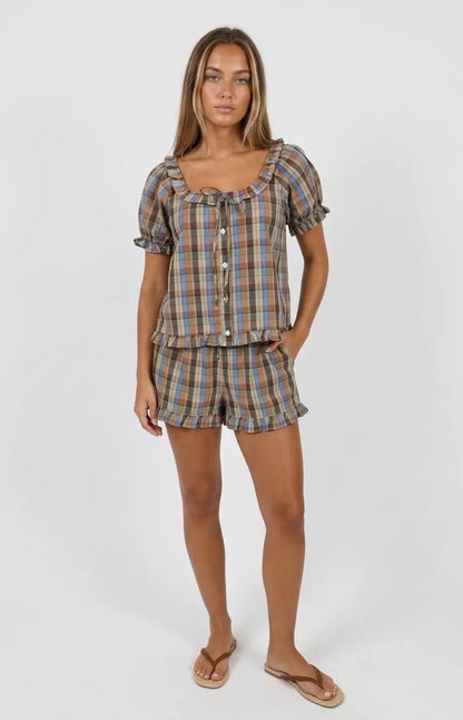 Josie Plaid Shorts