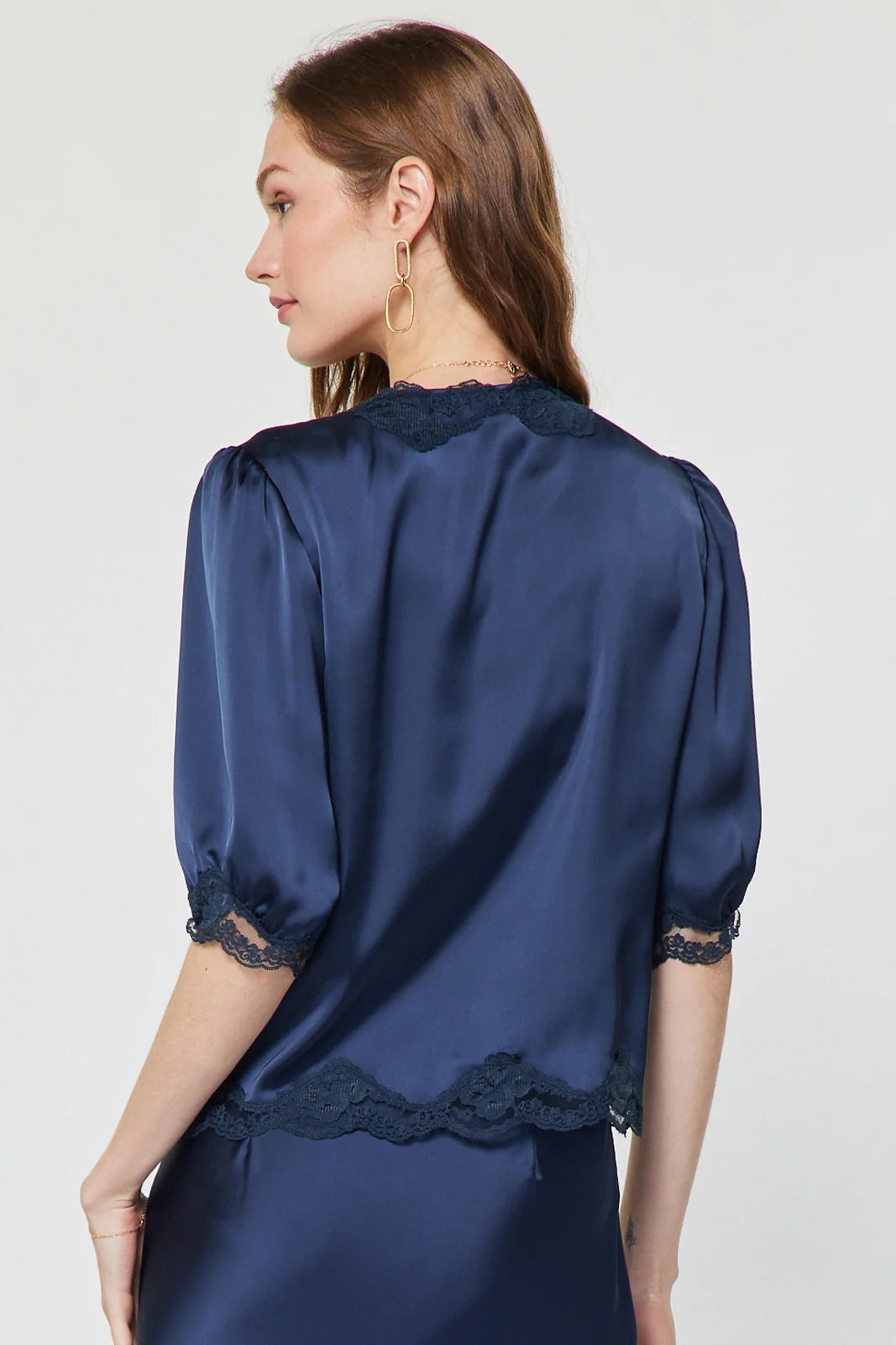 Iris Satin Blouse