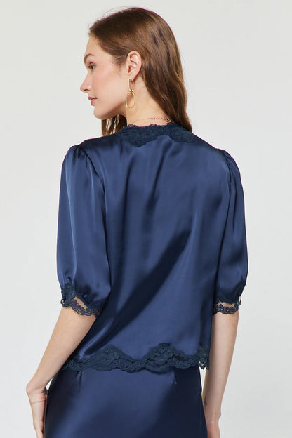 Iris Satin Blouse