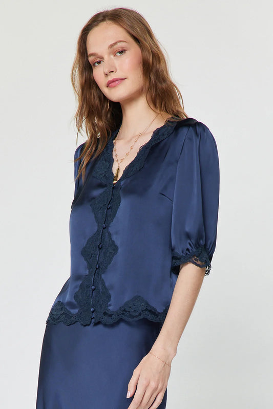 Iris Satin Blouse