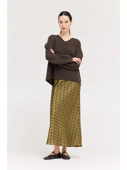 Clover Satin Skirt