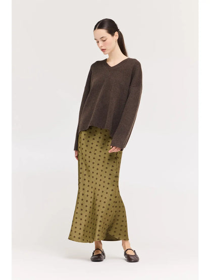 Clover Satin Skirt