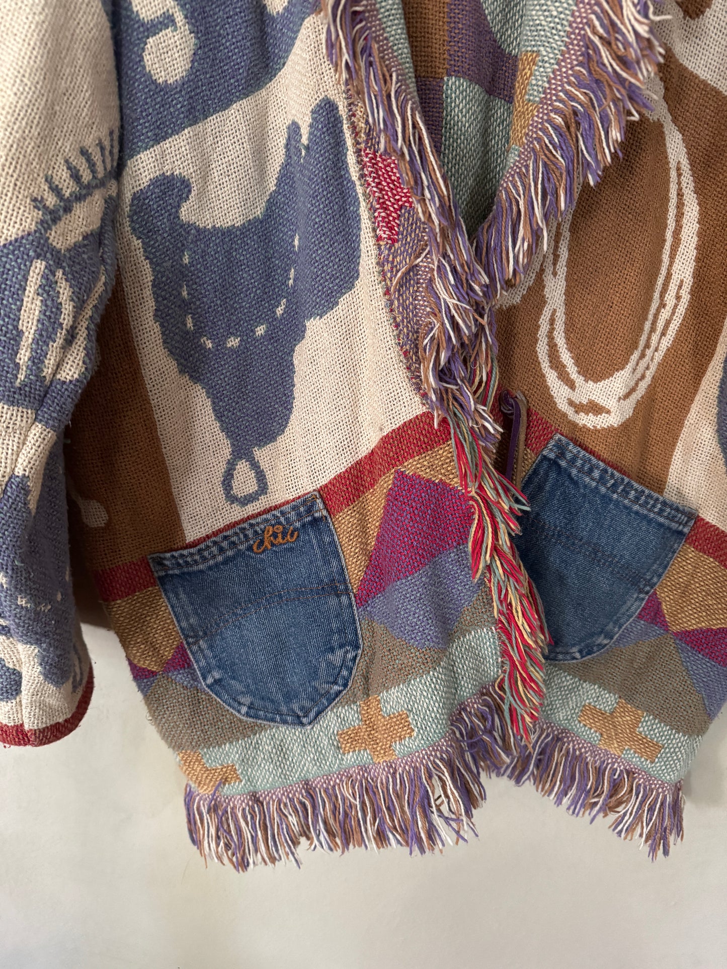 E Clair Designs Cowgirl Blanket Coat