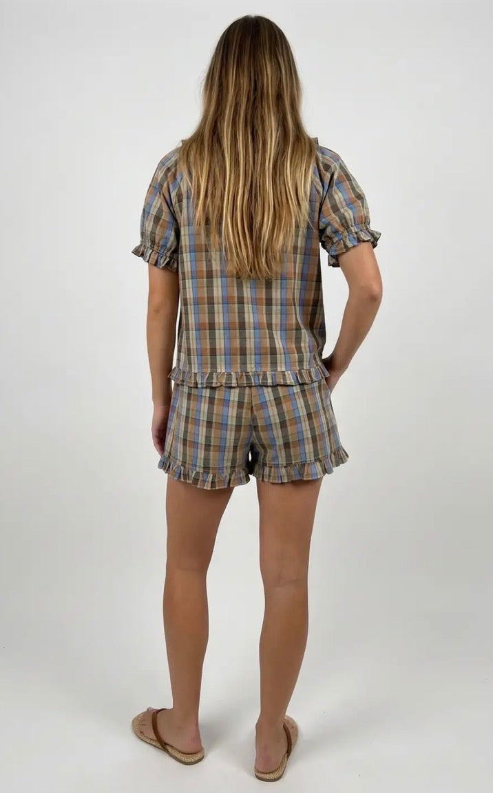 Josie Plaid Blouse