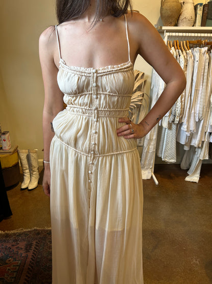 Moon River White Sheer Dress